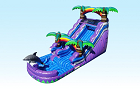 15ft-purple-dolphin-single-lane-water-slide-rental