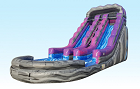 19ft-purple-splash-double-lane-water-slide-w-pool-rental