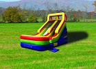 21' Tall Single Lane Slide Rental