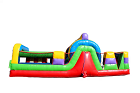 60' Retro Obstacle Course Rental