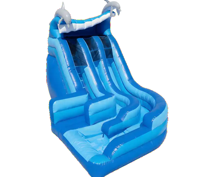 16′ Dolphin Wild Splash Water Slide W/Pool Rental - Mid-Atlantic Adventures